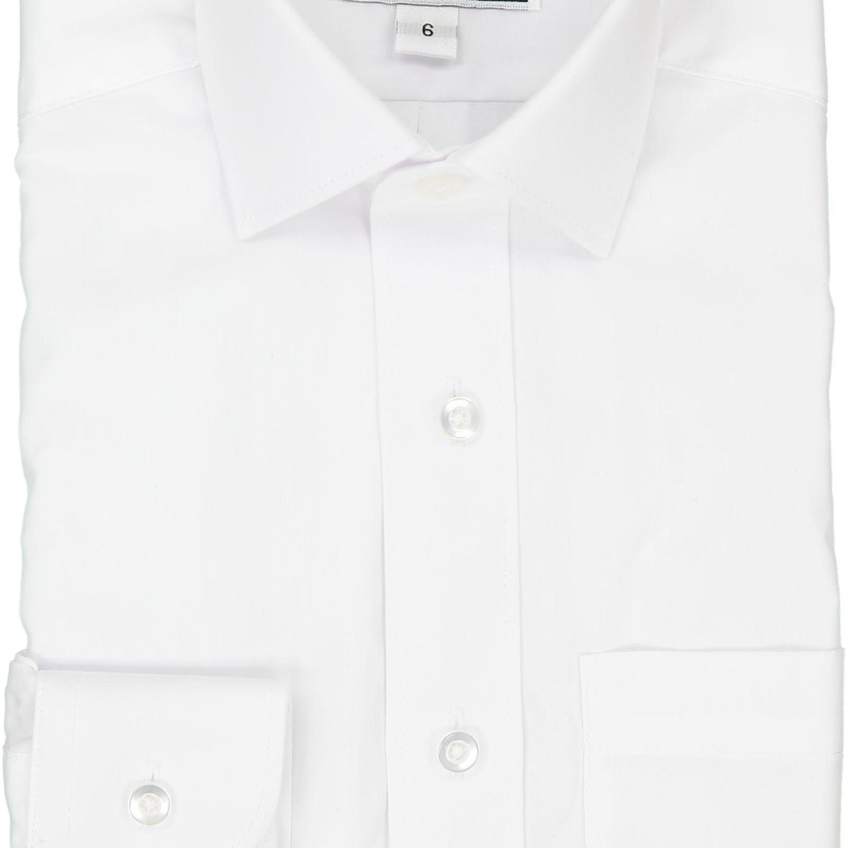 Concord Mens Long Sleeve White Dress Shirt Shirtstop