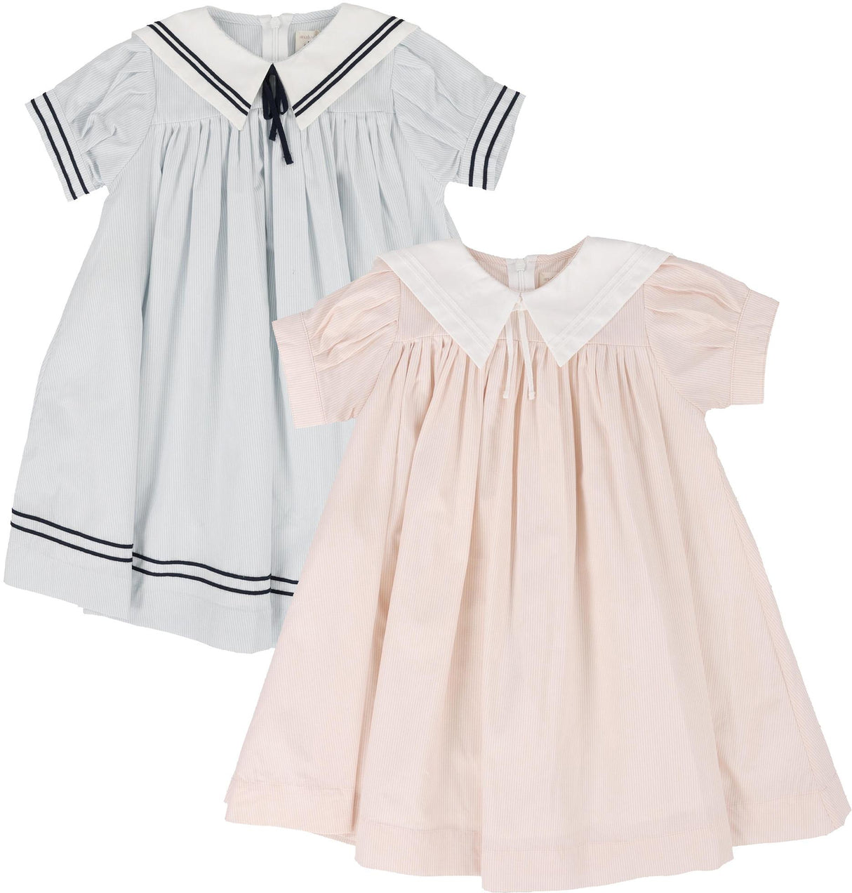 Analogie by Lil Legs Sailor Collection Girls Short Sleeve Dress - SDS