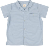 Analogie by Lil Legs Windowpane Collection Boys Short Sleeve Dress Shirt - WPCS