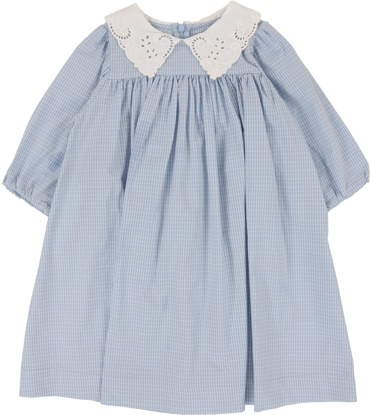 Analogie by Lil Legs Windowpane Collection Girls 3/4 Sleeve Dress - WPDQ