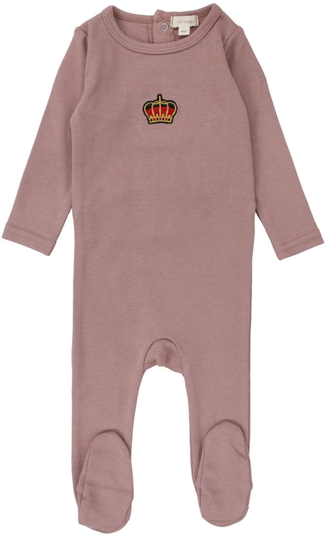 Lil Legs Shabbos Collection Baby Toddler Boys Girls Crown Cotton Footie Stretchie