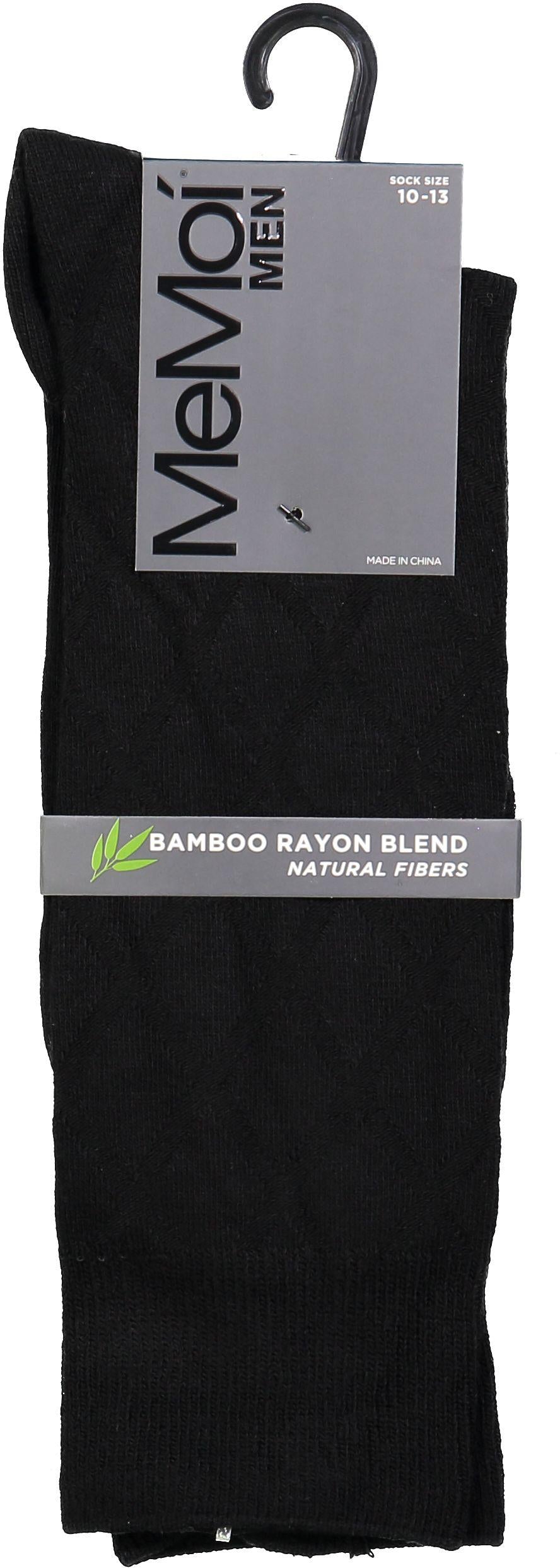 Memoi Mens Bamboo Diamond Socks - MM-502