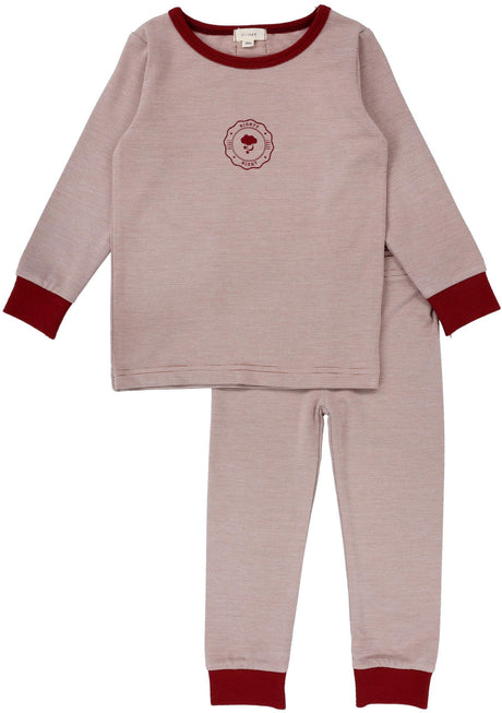 Lil Legs Shabbos Collection Boys Girls Striped Cotton Lounge Set Pajamas