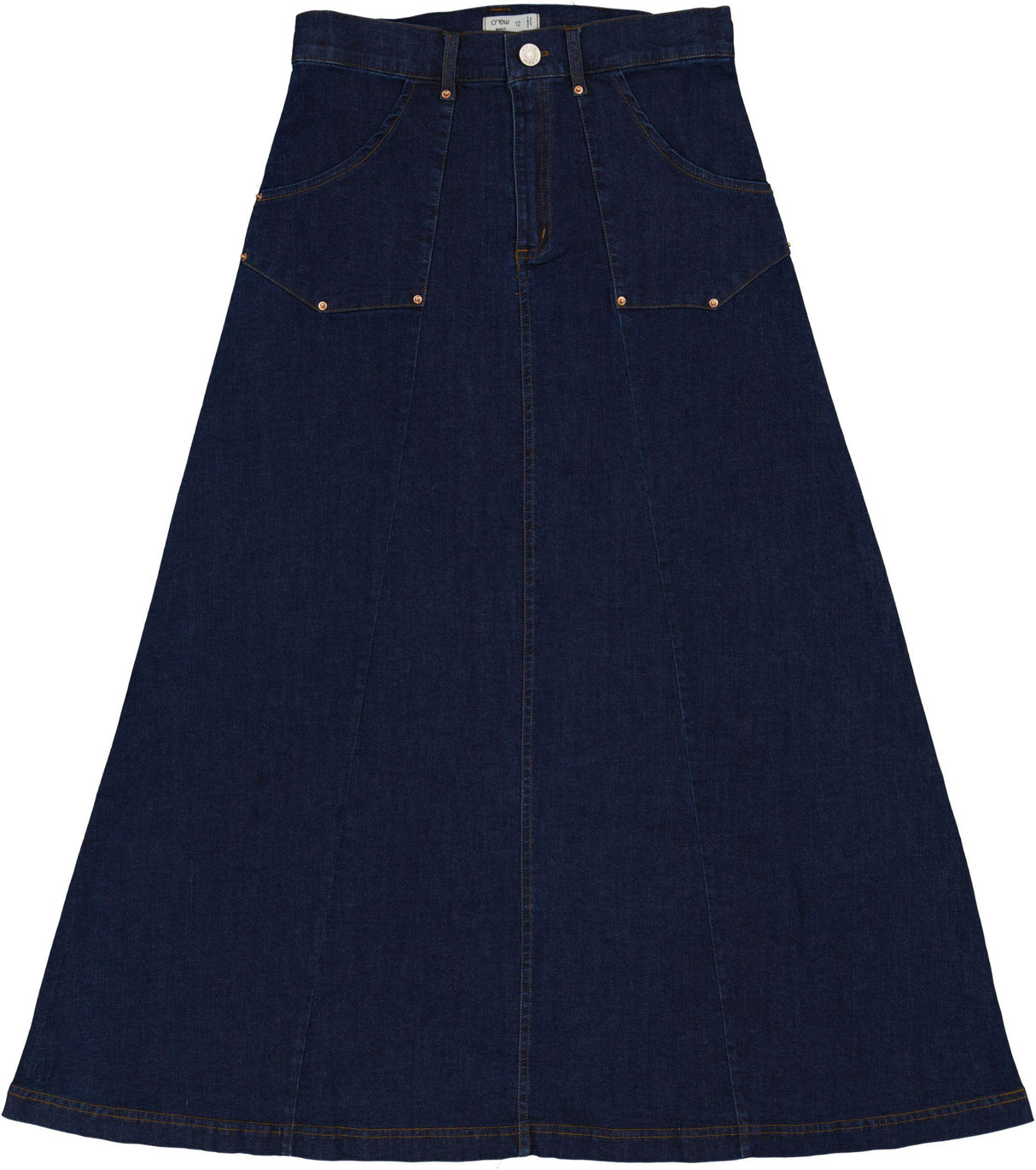 Crew Kids Girls Teens Denim Maxi Skirt - AL2986