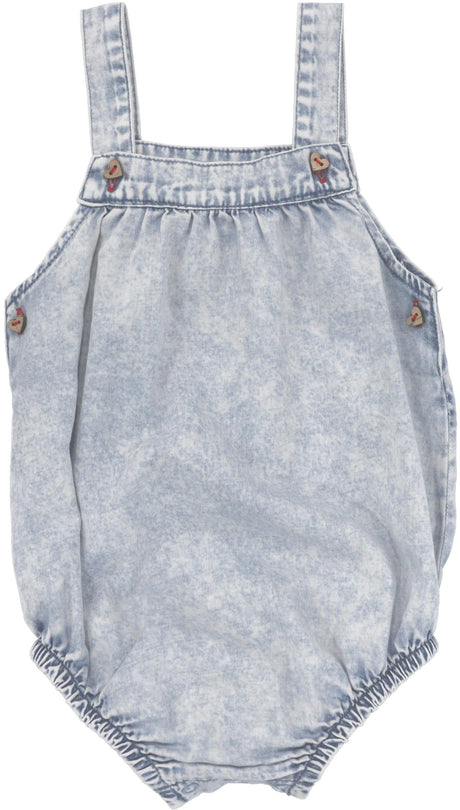 Analogie by Lil Legs Stonewash Collection Baby Toddler Girls Romper - SWGR