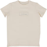 Analogie by Lil Legs Denim Tencel Collection Boys Patch Short Sleeve T-shirt - DTBPT