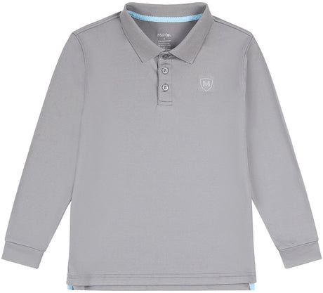 Memoi Boys Long Sleeve Polo Shirt - MBP-001