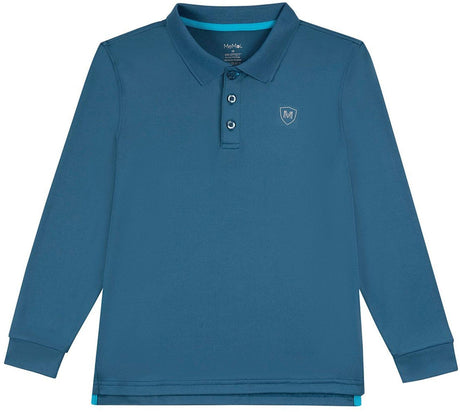 Memoi Boys Long Sleeve Polo Shirt - MBP-001