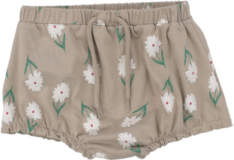 Analogie by Lil Legs Taupe Collection Baby Girls Flower Bloomers - TFB