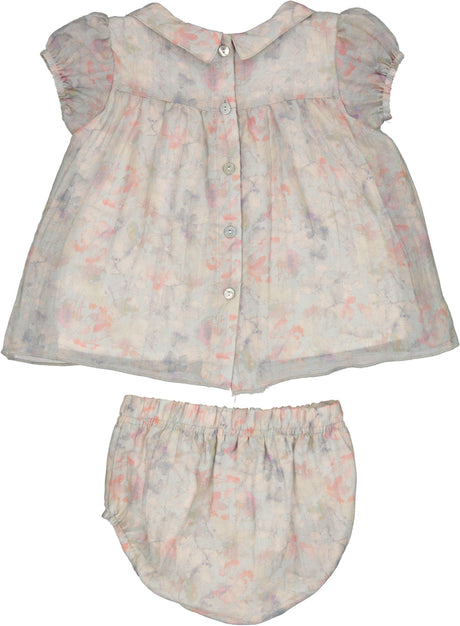 Klai Baby Girls Chiffon Floral Outfit - TD31123