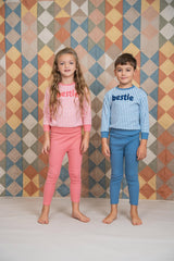 MOCHA Boys Girls Checked Bestie Cotton Pajamas - SB5CP7104E