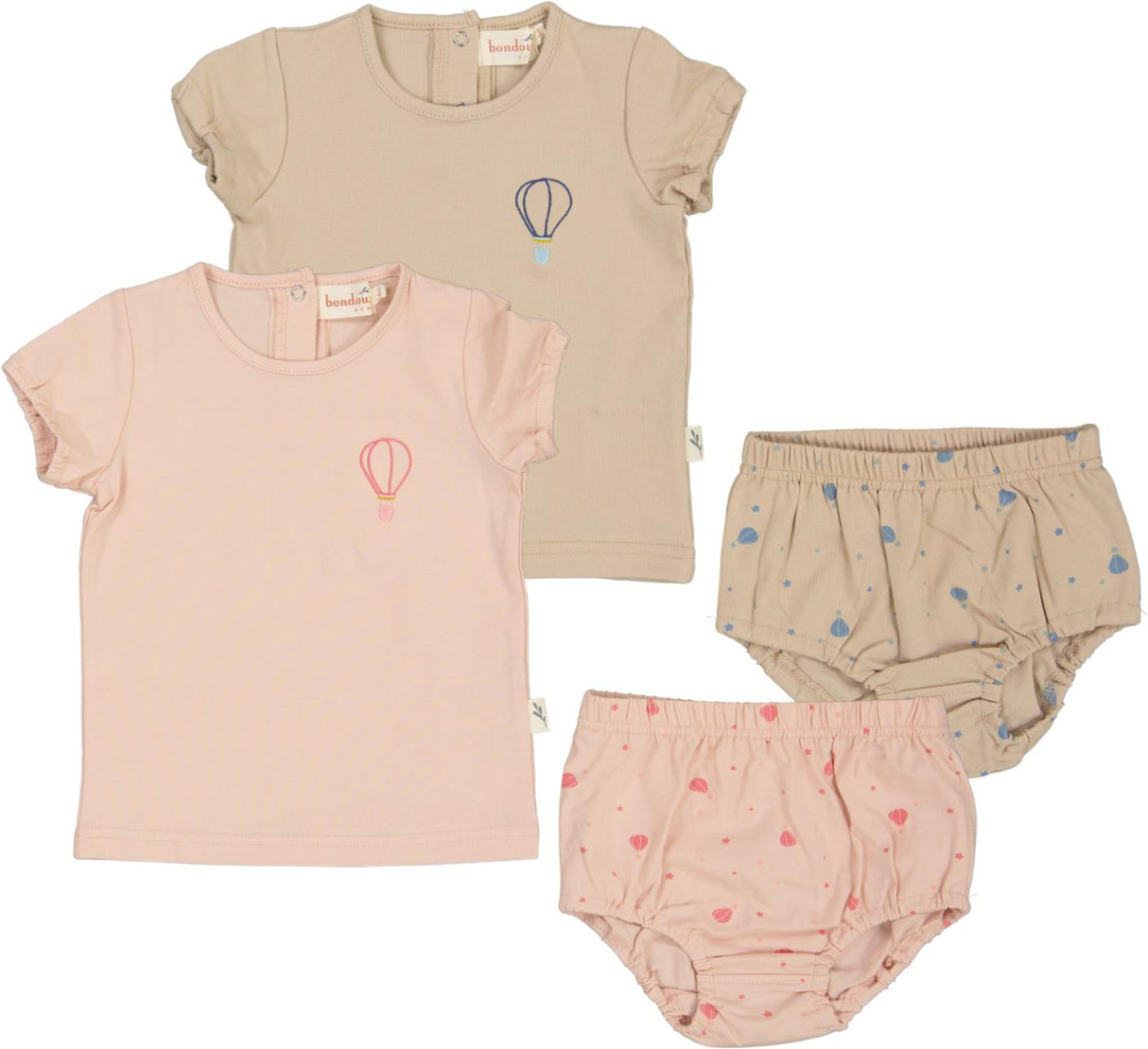 Bondoux Bebe Baby Boys Girls Air Balloon Outfit - S25-366ST