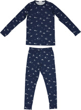 Bopop Boys Sailboat Cotton Pajamas - P634