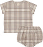 Taupe Plaid