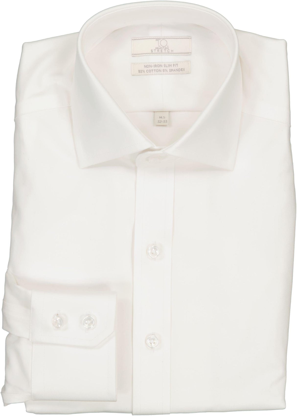 T.O. Collection Mens STRETCH Label Long Sleeve Dress Shirt