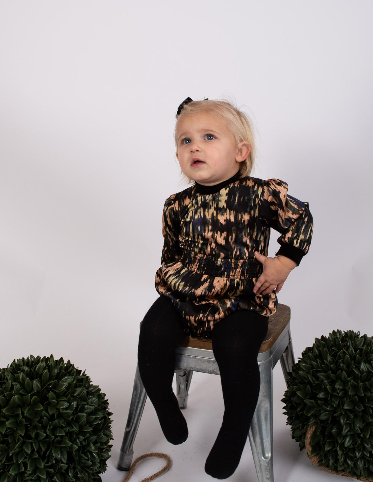 Cheribelle by ZigZag Baby Girls Velour Romper - 7107TKW