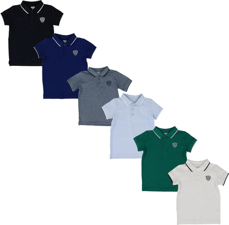 Lil Legs Boys Logo Short Sleeve Polo Shirt - PLP