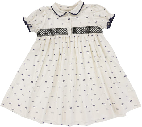 Analogie by Lil Legs Geometric Collection Girls Short Sleeve Dress - GMDS