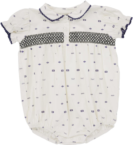 Analogie by Lil Legs Geometric Collection Baby Toddler Girls Geometric Romper - GMR