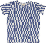 Lil Legs Print Collection Boys Checked Short Sleeve T-shirt Tee - PCBCT