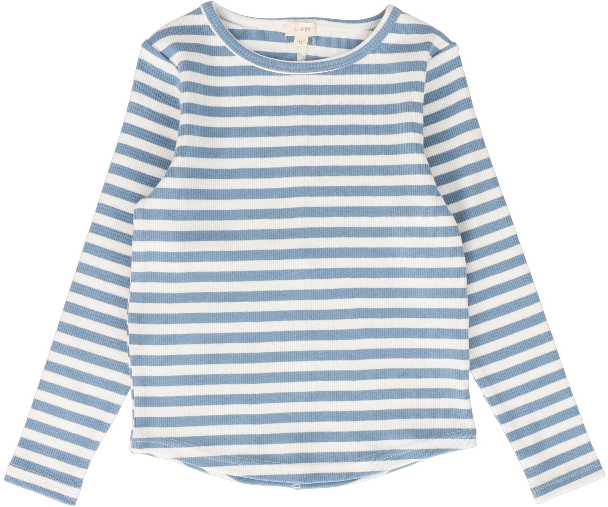 Lil Legs Print Collection Girls Striped Long Sleeve T-shirt Tee - PCGST