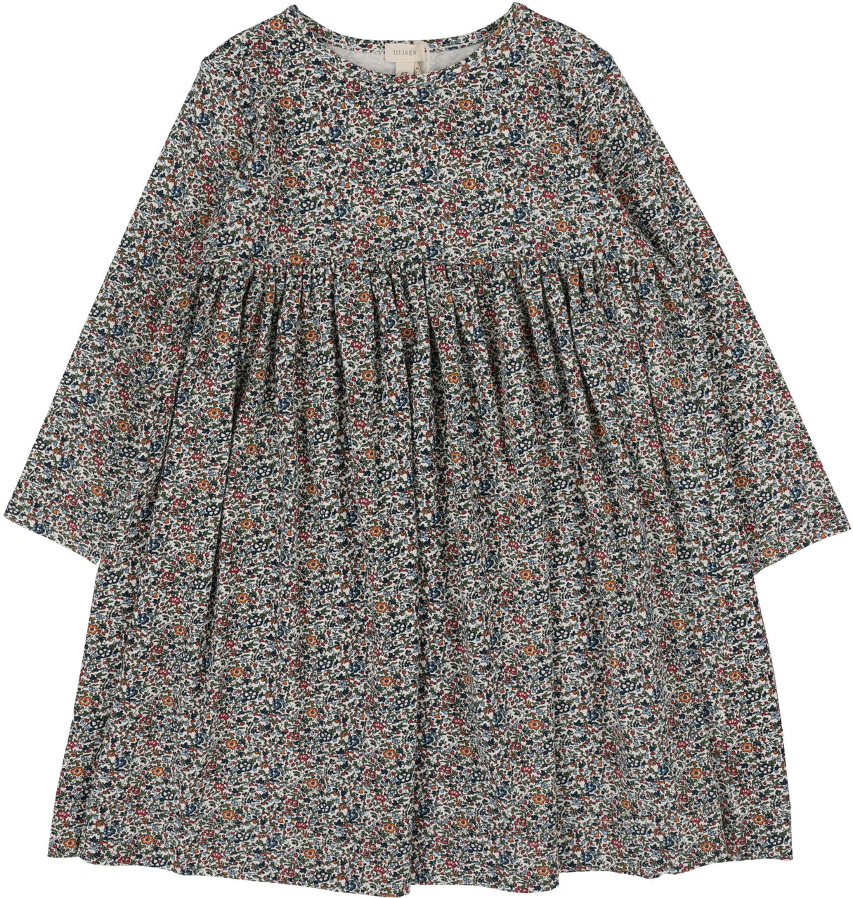 Lil Legs Print Collection Girls Liberty Long Sleeve Dress - PCLDL