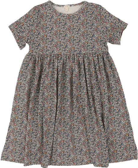 Lil Legs Print Collection Girls Liberty Short Sleeve Dress - PCLDS