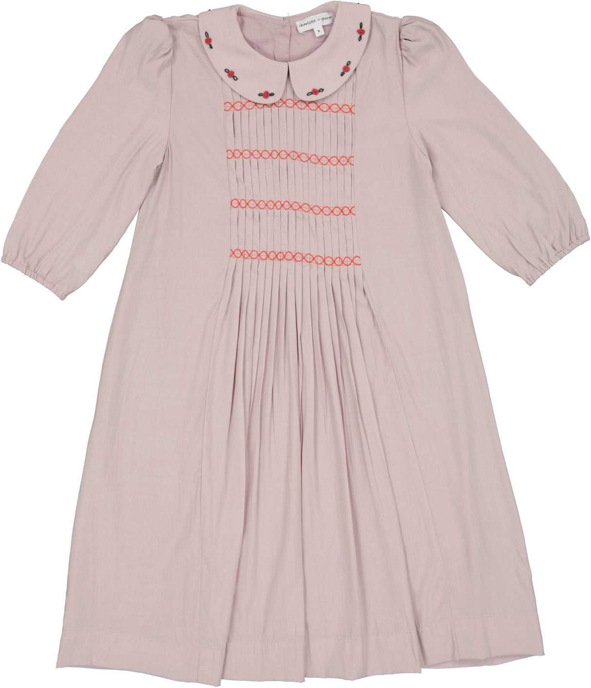 Charlotte & George Girls Mini Pleat Dress - SB5CP7147D