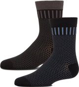 Memoi Boys Geometry Dress Socks - MK-195