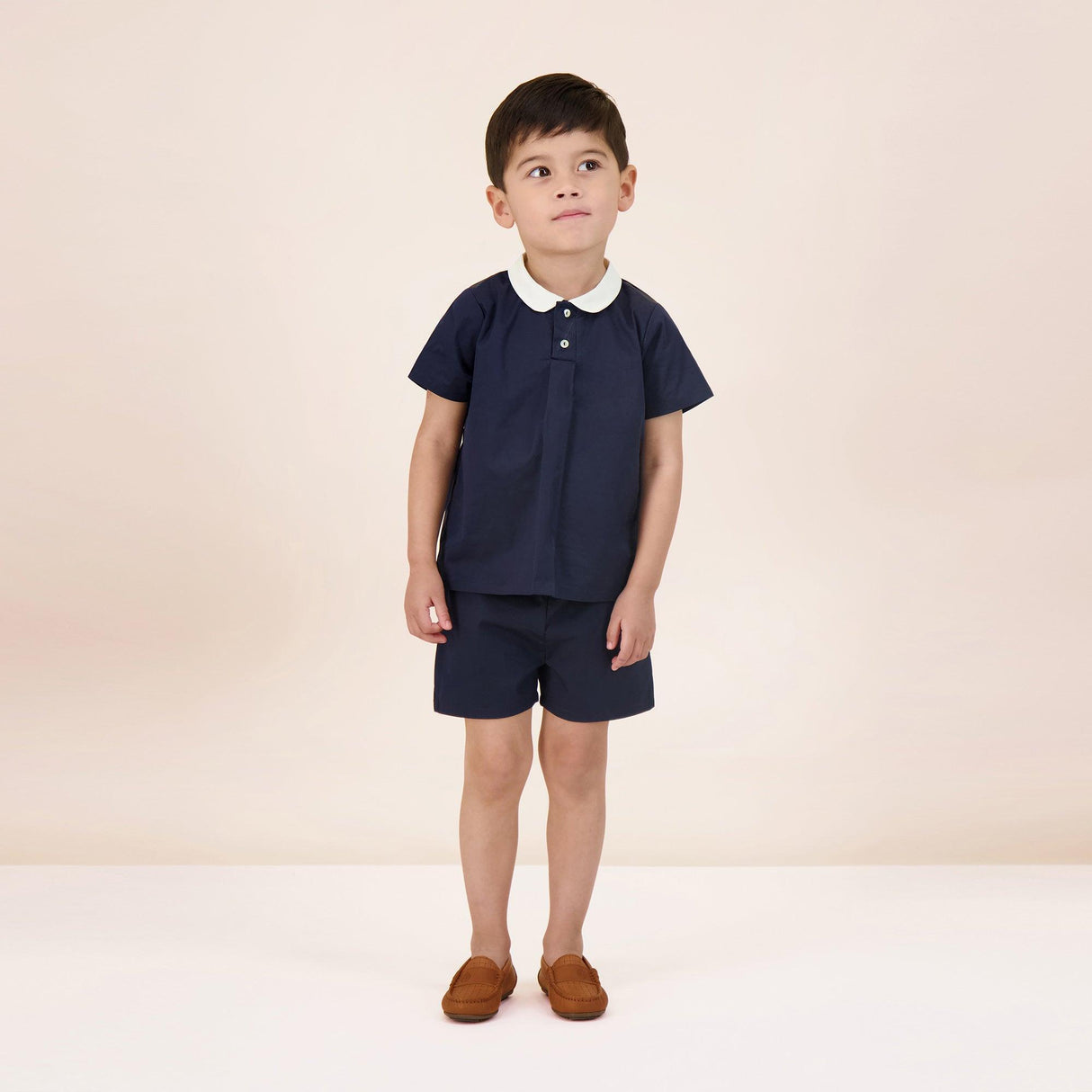 Analogie by Lil Legs Popelin Collection Baby Toddler Boys Popelin Peter Pan Outfit - PPPST