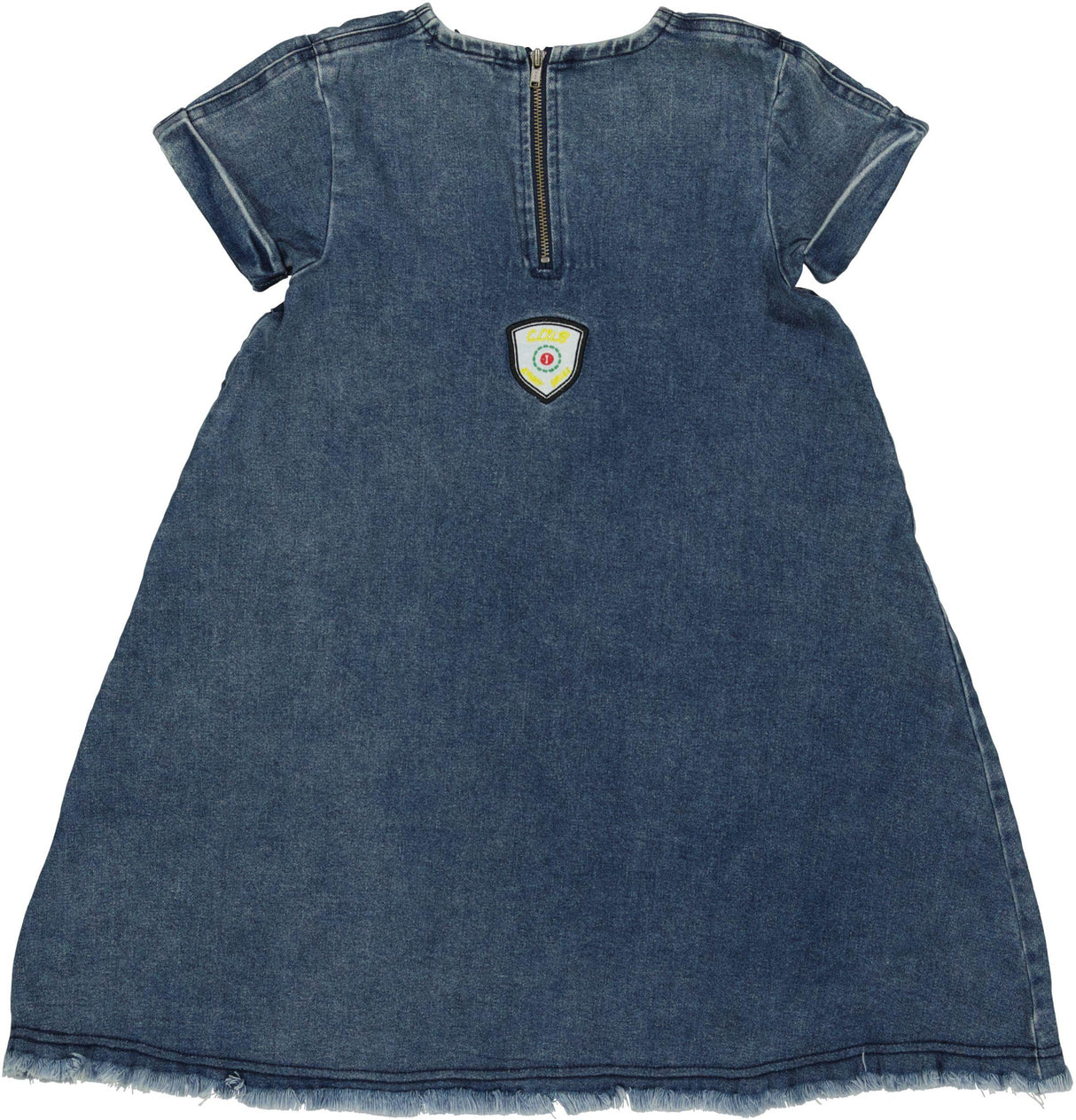 Crew Kids Girls Denim Stitch Dress - AL2942