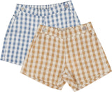 Analogie by Lil Legs Gingham Collection Boys Pull On Dress Shorts - GPOS