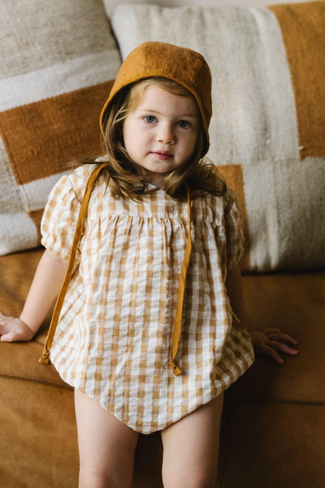 Analogie by Lil Legs Gingham Collection Baby Toddler Girls Romper - GGST