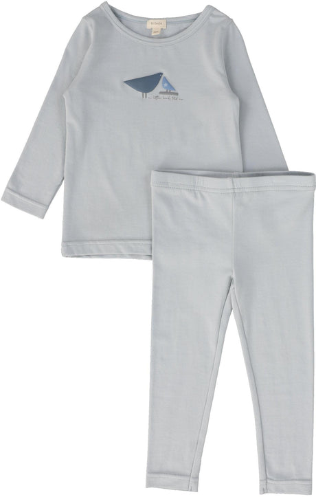 Lil Legs Loungewear Collection Boys Girls Bird Print Cotton Pajamas - BPPJ