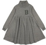 Lil Legs Sweatshirt Collection Girls Plaid Applique Dress