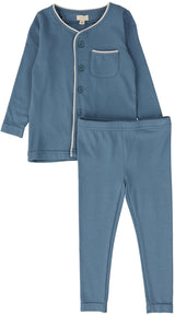 Lil Legs Loungewear Collection Boys Grandpa Cotton Pajamas - BGPJ