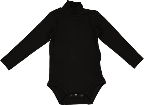 Harti Baby Boys Girls Mockneck Bodysuit - Ribbed