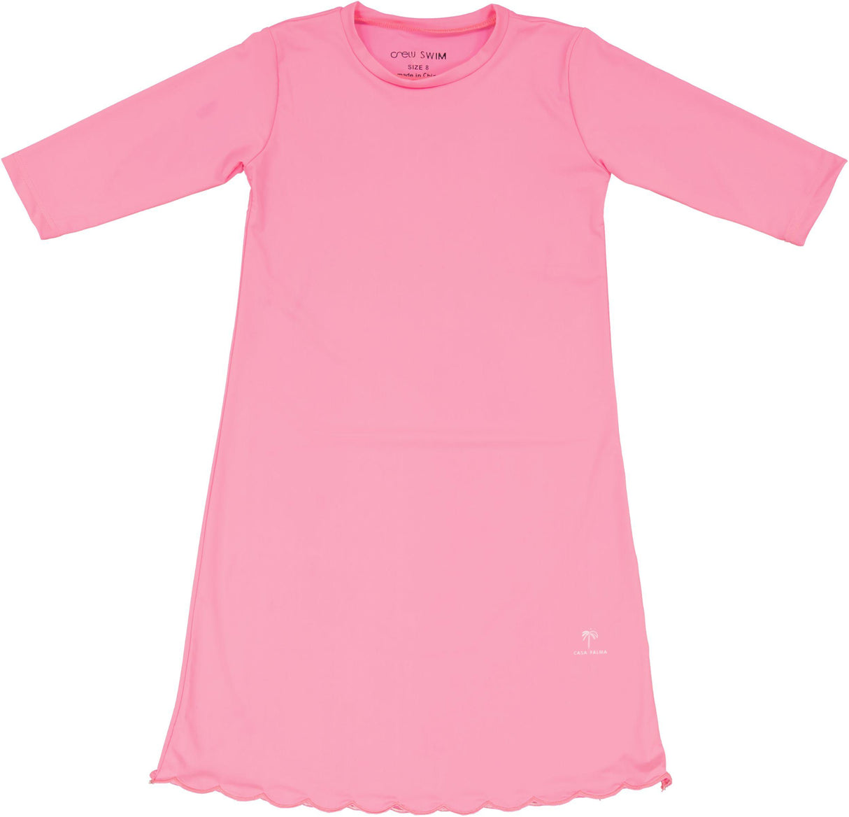 Crew Kids Girls Teens Scallop Swim Dress - SG2943