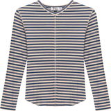 FYI Girls Teens Striped Rib Long Sleeve T-shirt - SB5CP7136