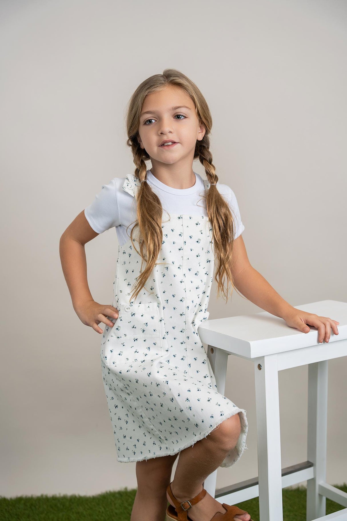 Puddles Girls Floral Print Jumper - SB5CY2555J