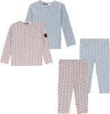 Whipped Cocoa Boys Girls Grandpa Style Modal Pajamas - SB5CY2627E