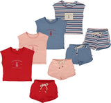 Lil Legs Contrast Collection Baby Toddler Girls Outfit Set - CBST