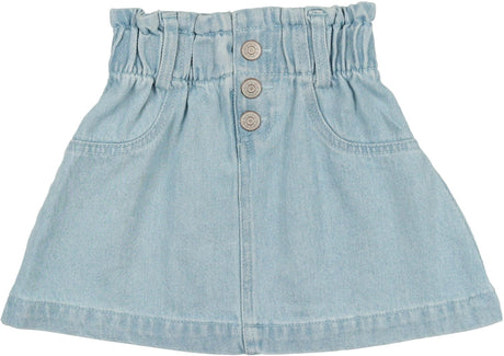 Analogie by Lil Legs Lightweight Denim Collection Girls Paperbag Skirt - PGSK