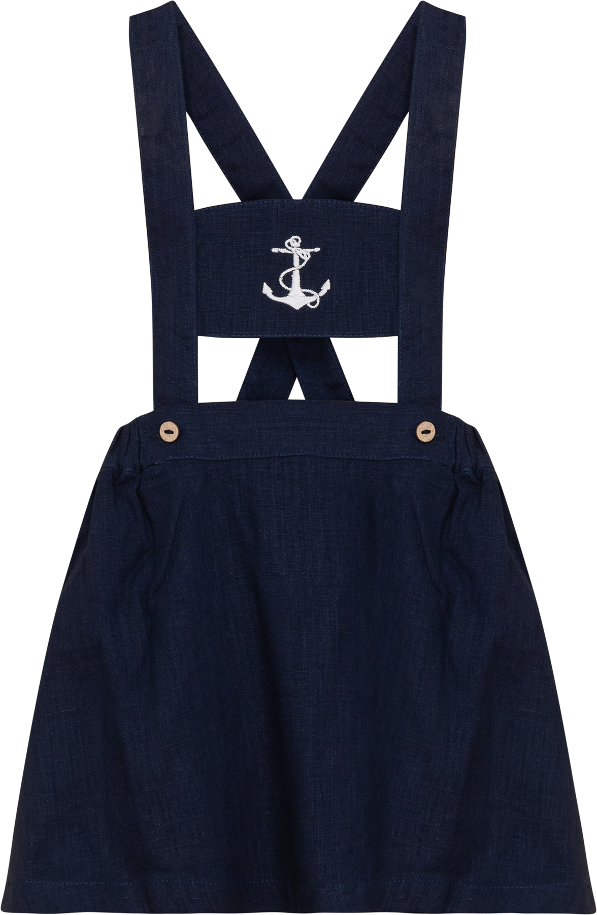 Charlotte & George Girls Embroidered Anchor Jumper - SB5CP7150J