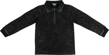 Crew Kids Boys Bleached Long Sleeve Polo Shirt - AL2864