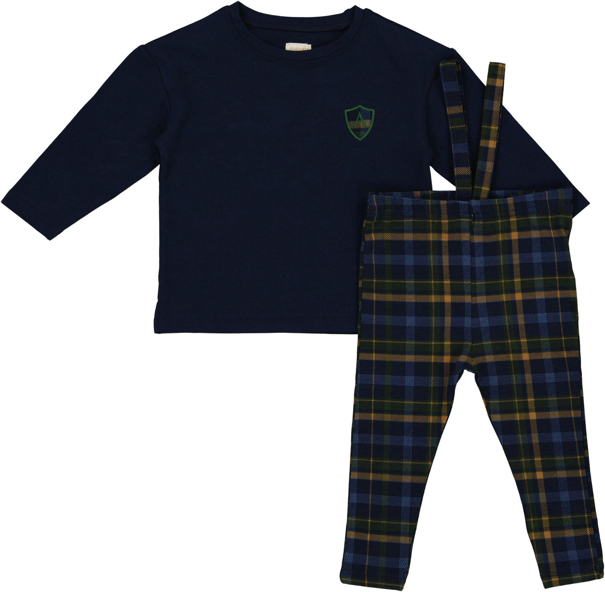 Analogie by Lil Legs Plaid Collection Baby Toddler Boys Set Outfit