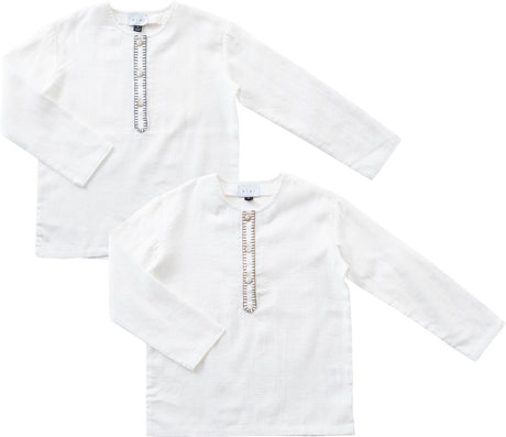 Klai Boys Long Sleeve Stitched Dress Shirt - TD30126