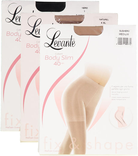 Levante Womens Body Slim 40 Denier Longline Pantyhose