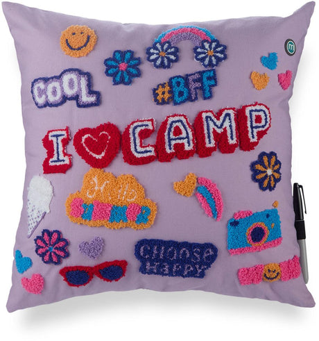 Memoi Girls Ultra-Soft "Emoji" Autograph Pillow with Marker - MAC-021