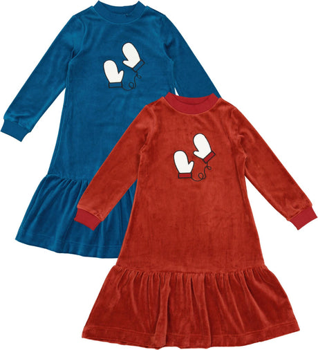 Glory Girls Velour Mittens Dress - GW6370